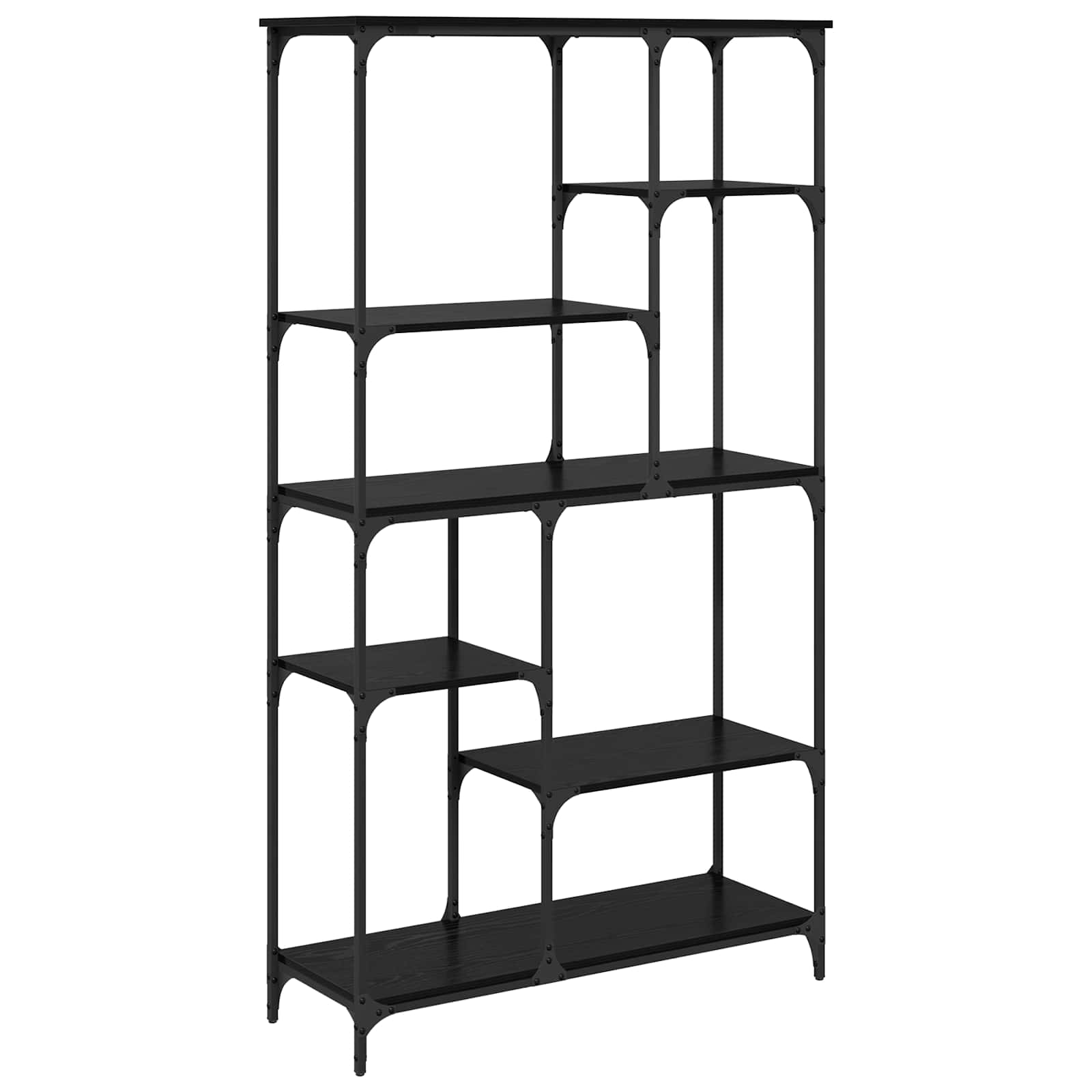 Bücherregal 5 Ebenen 99 x 35,5 x 176 cm Holzwerkstoff
