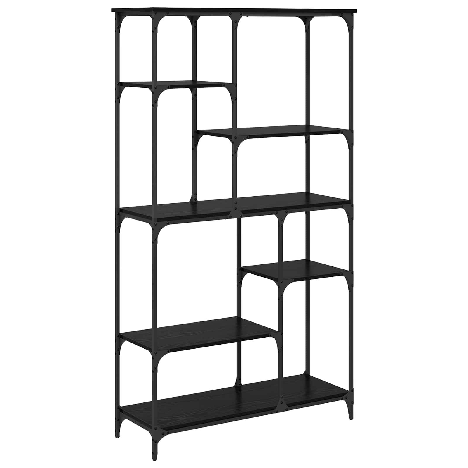 Bücherregal 5 Ebenen 99 x 35,5 x 176 cm Holzwerkstoff