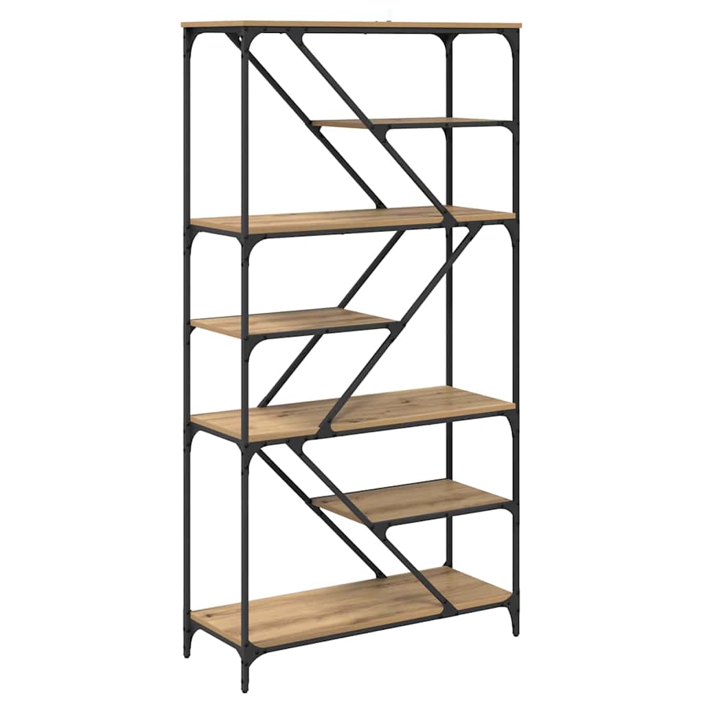 Bücherregal Artisan-Eiche 91 x 36 x 176 cm Holzwerkstoff