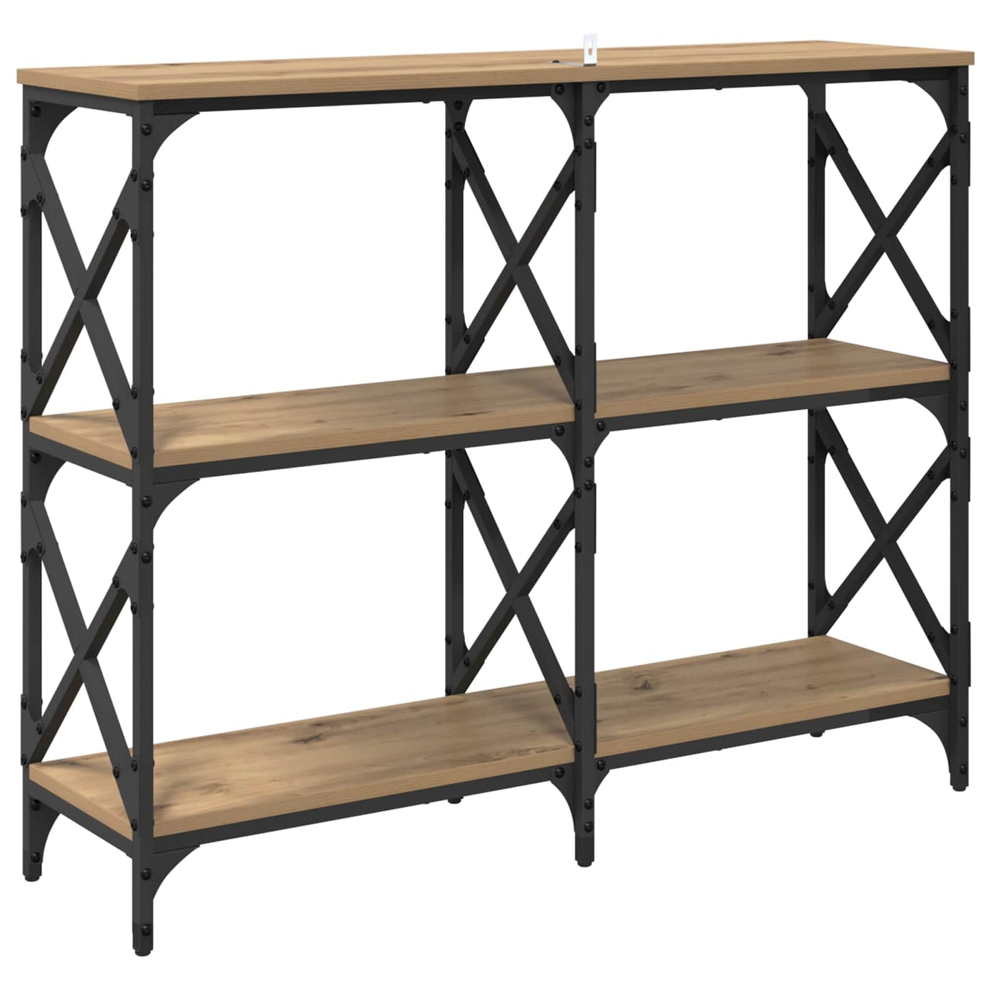 Konsolentisch Artisan-Eiche 100 x 28 x 80,5 cm Holzwerkstoff