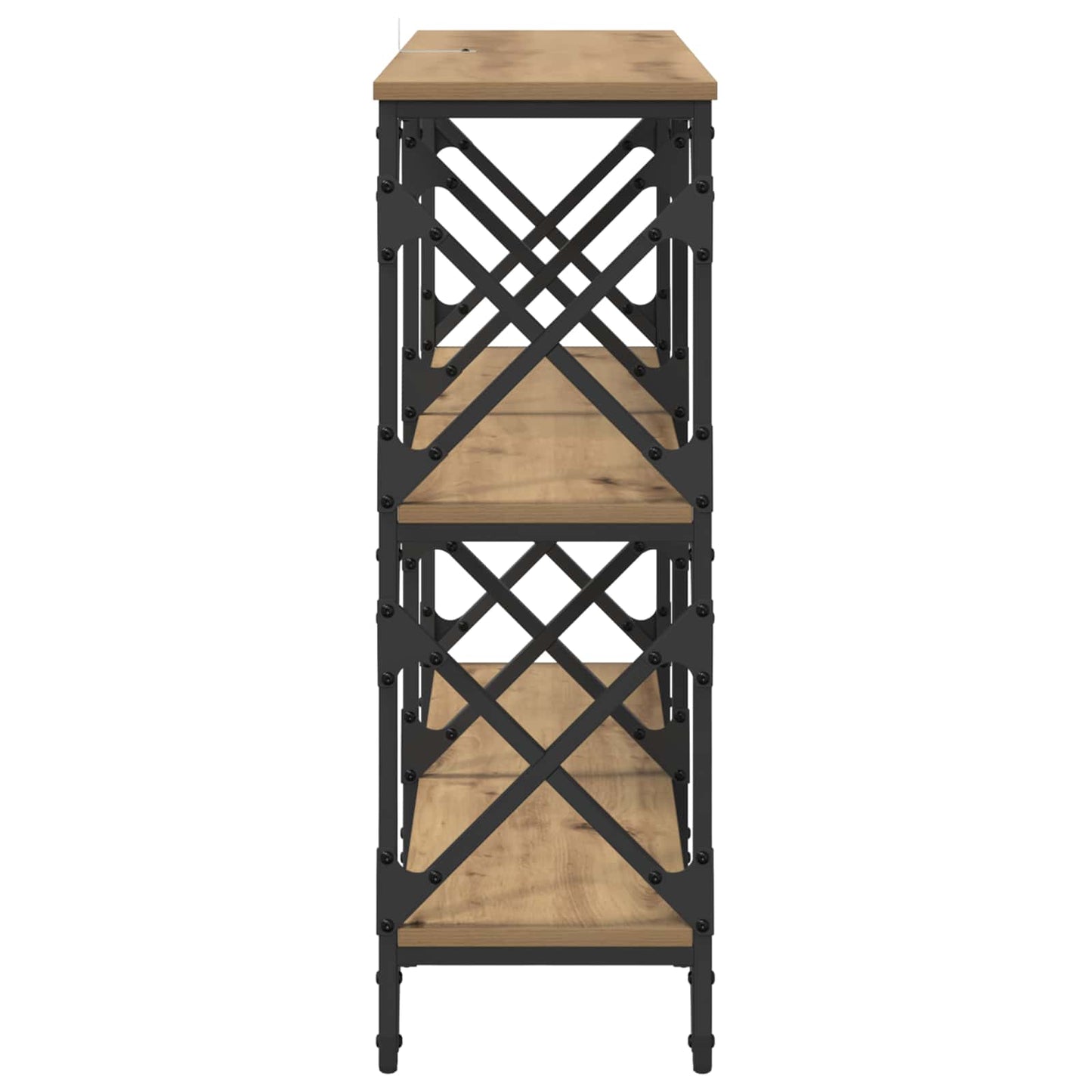 Konsolentisch Artisan-Eiche 100 x 28 x 80,5 cm Holzwerkstoff