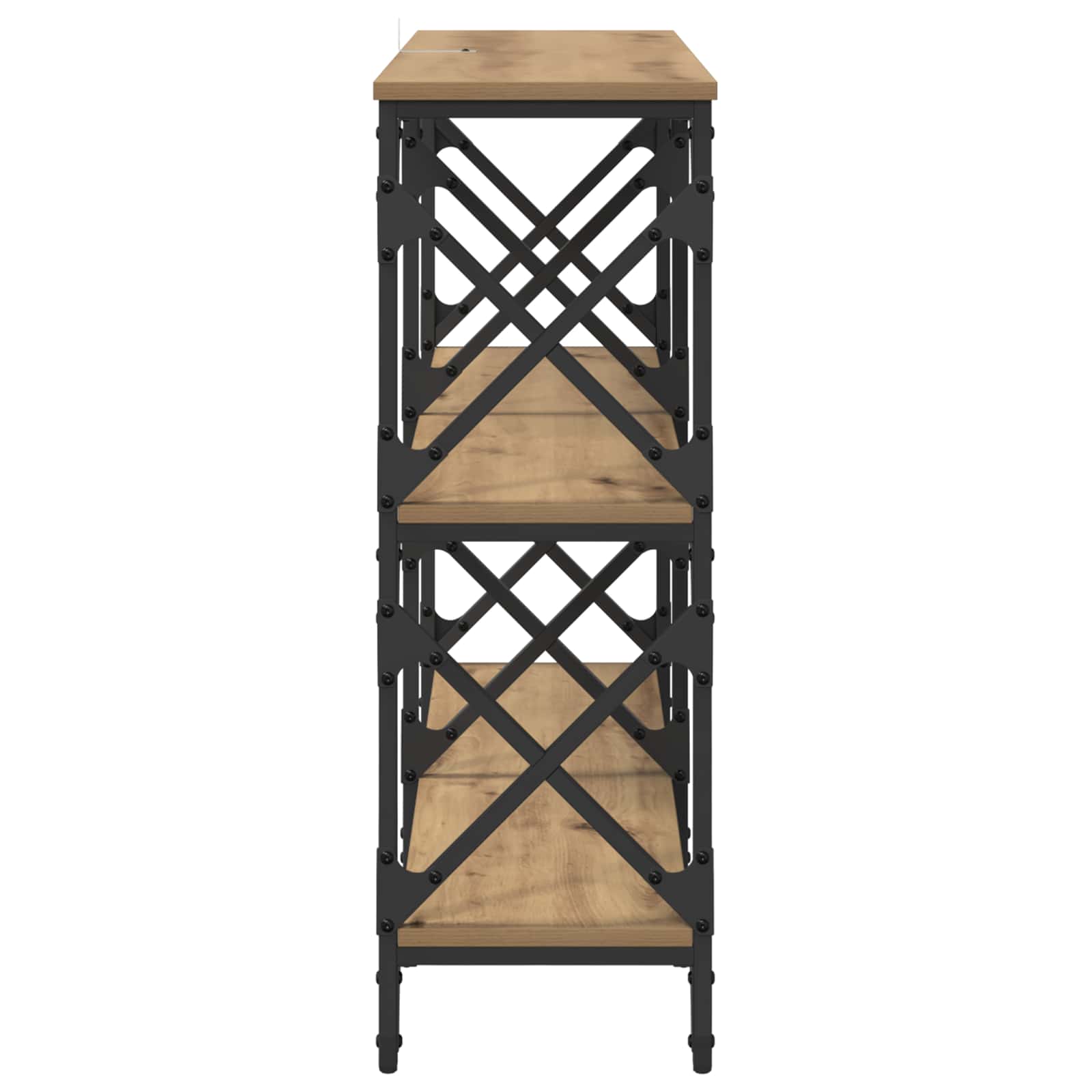 Konsolentisch Artisan-Eiche 100 x 28 x 80,5 cm Holzwerkstoff