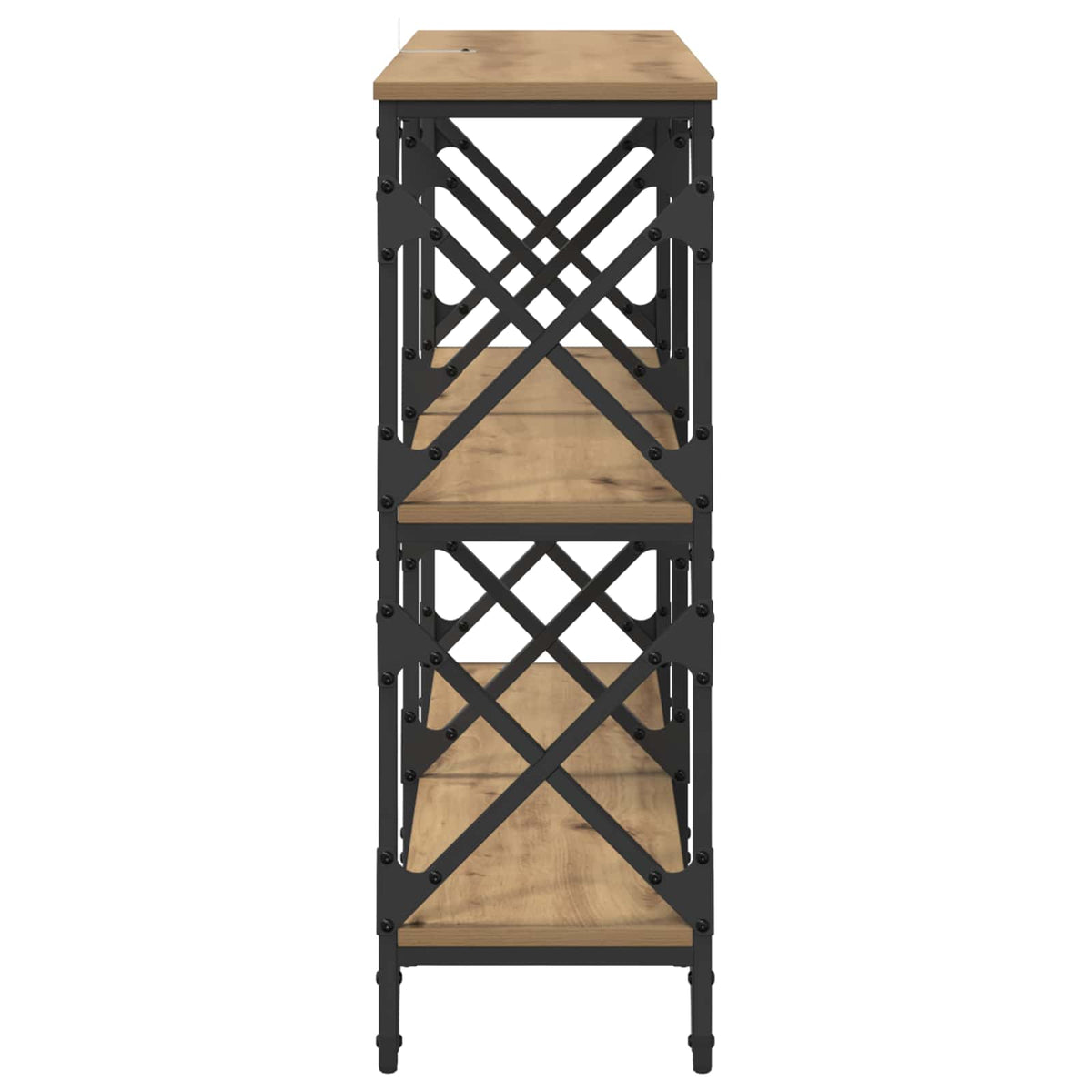 Konsolentisch Artisan-Eiche 100 x 28 x 80,5 cm Holzwerkstoff