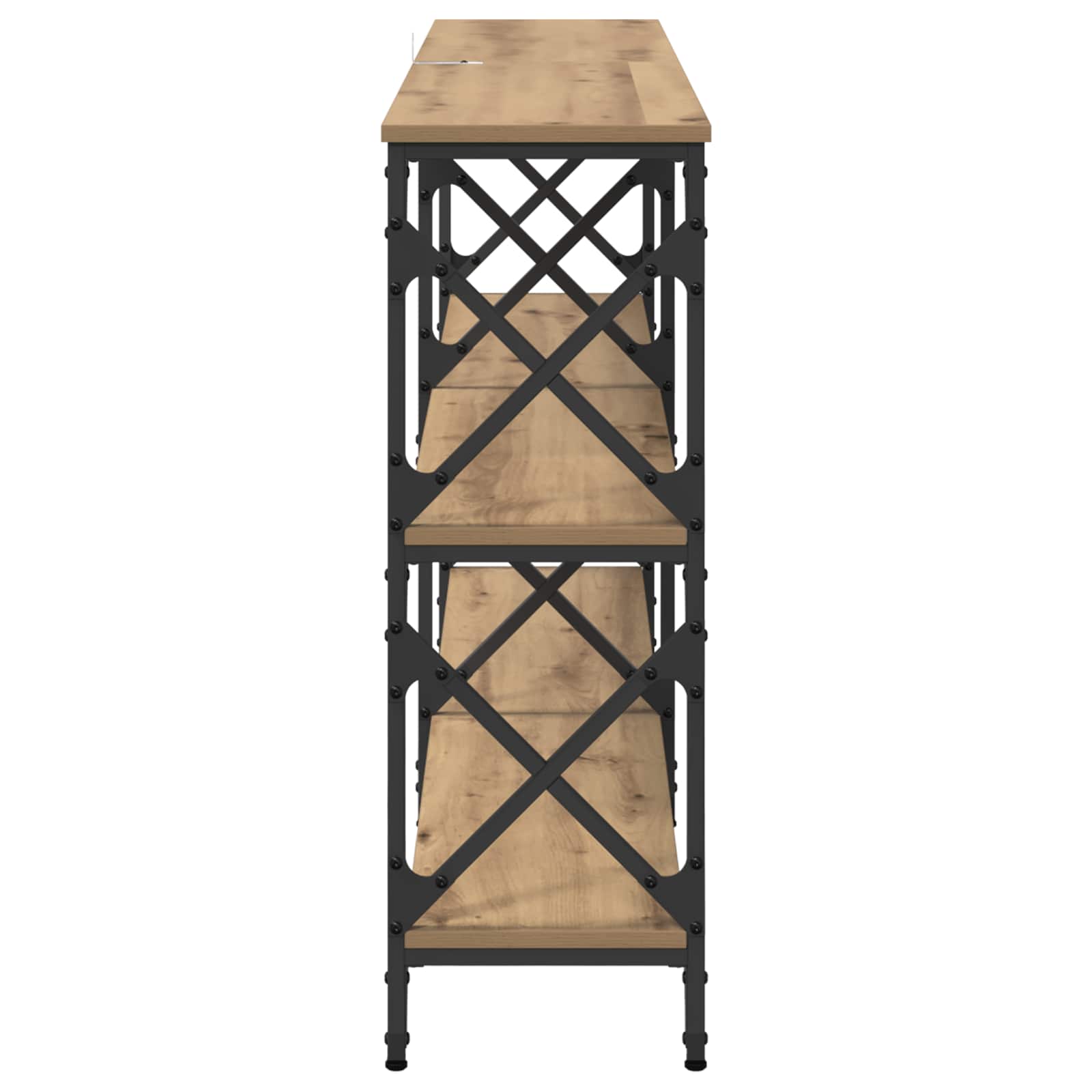 Konsolentisch Artisan-Eiche 156 x 28 x 80,5 cm Holzwerkstoff