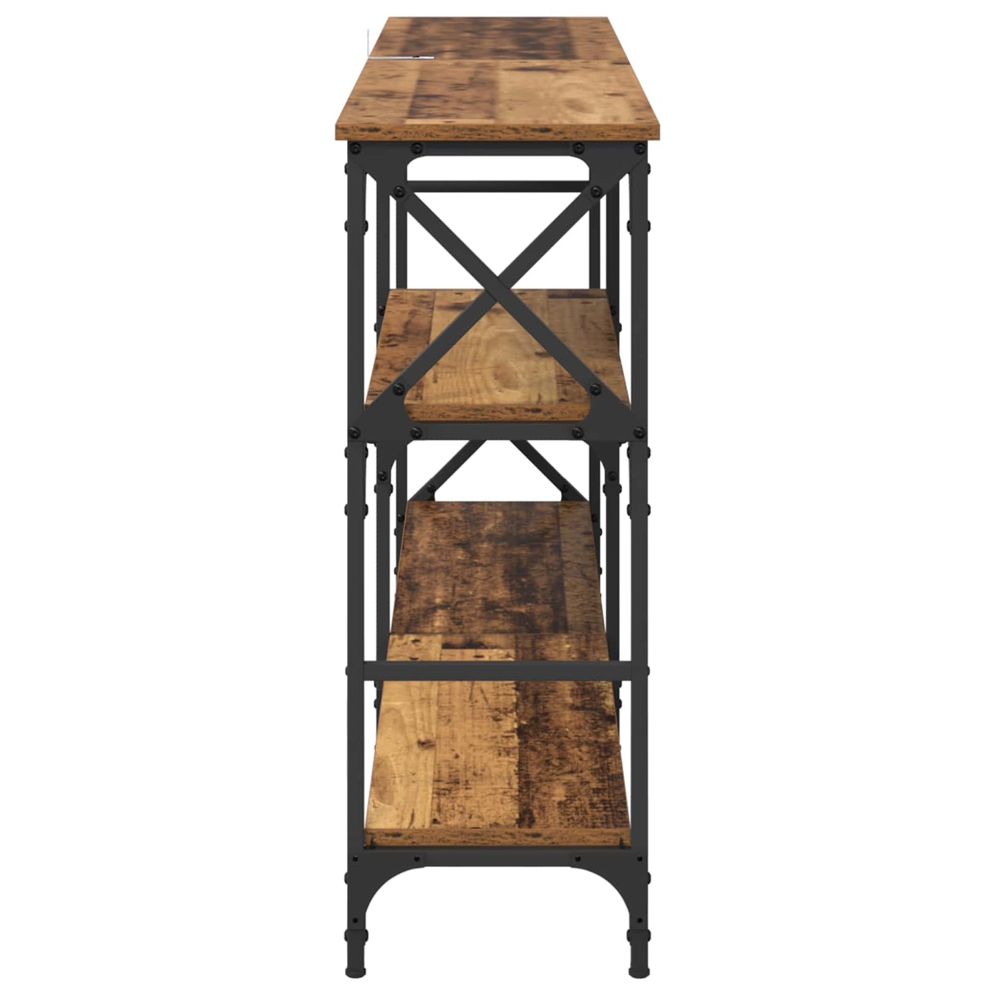 Konsolentisch Altholz 150 x 29 x 76,5 cm Holzwerkstoff