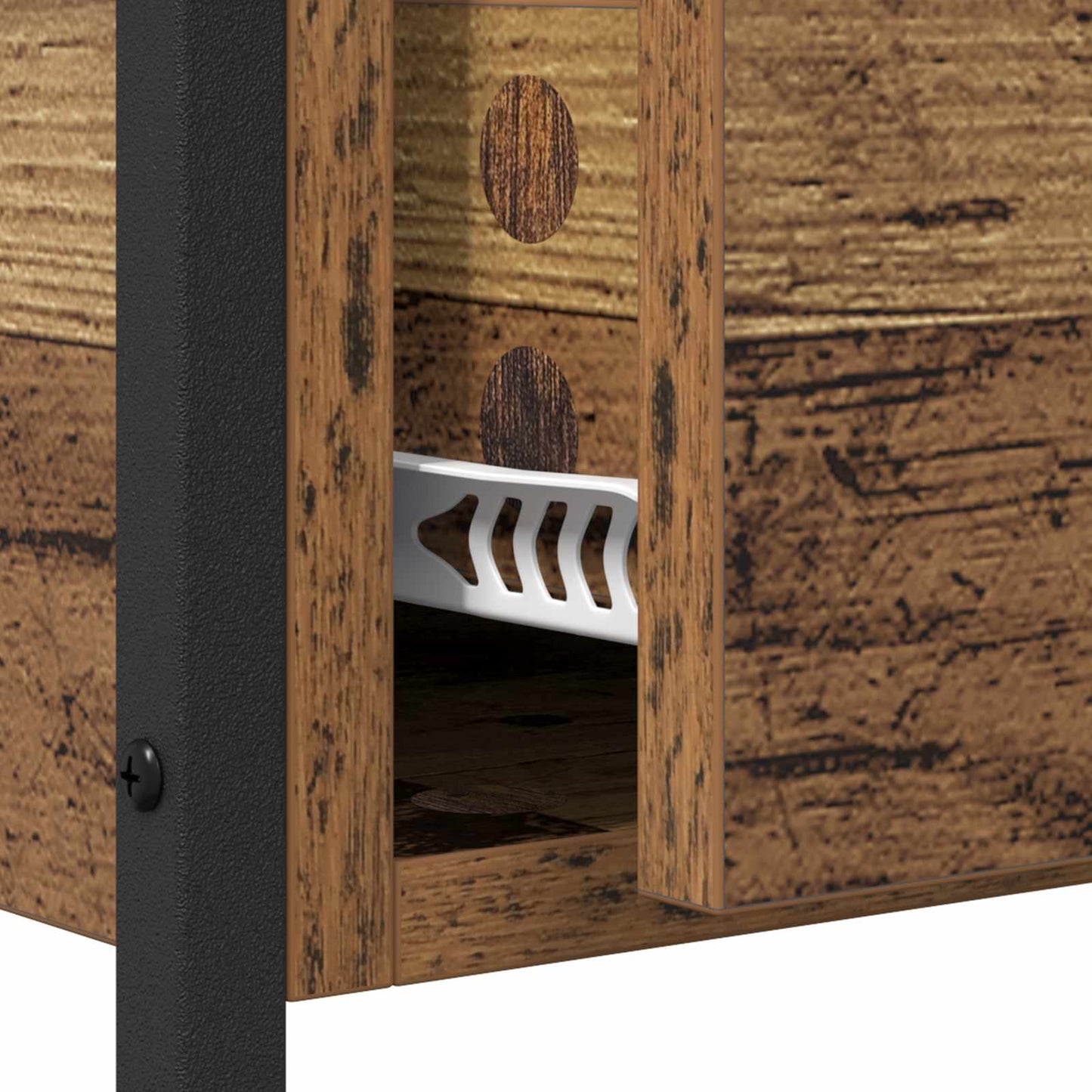 Konsolentisch Altholz 100 x 39 x 78,5 cm Holzwerkstoff