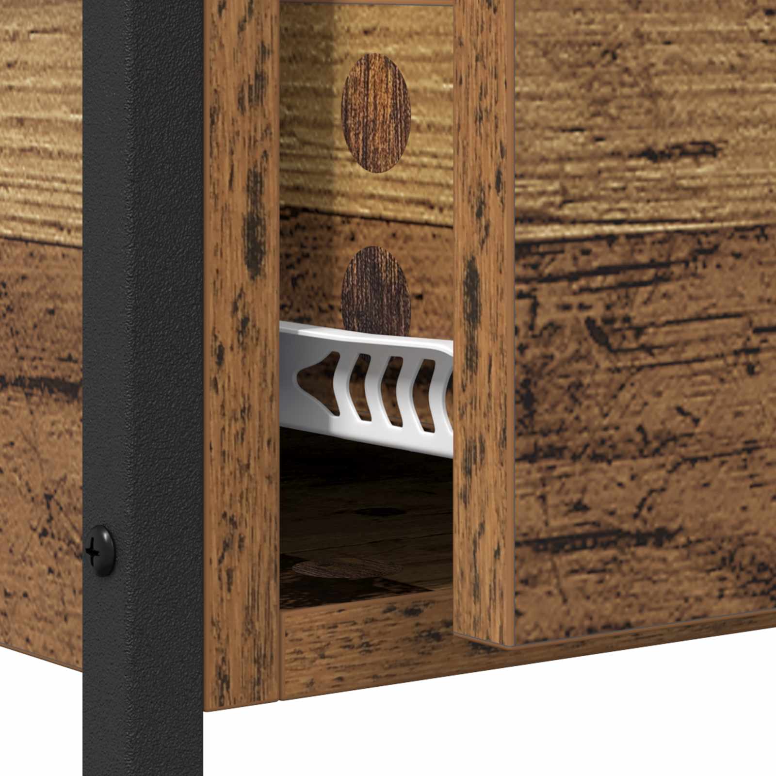 Konsolentisch Altholz 100 x 39 x 78,5 cm Holzwerkstoff