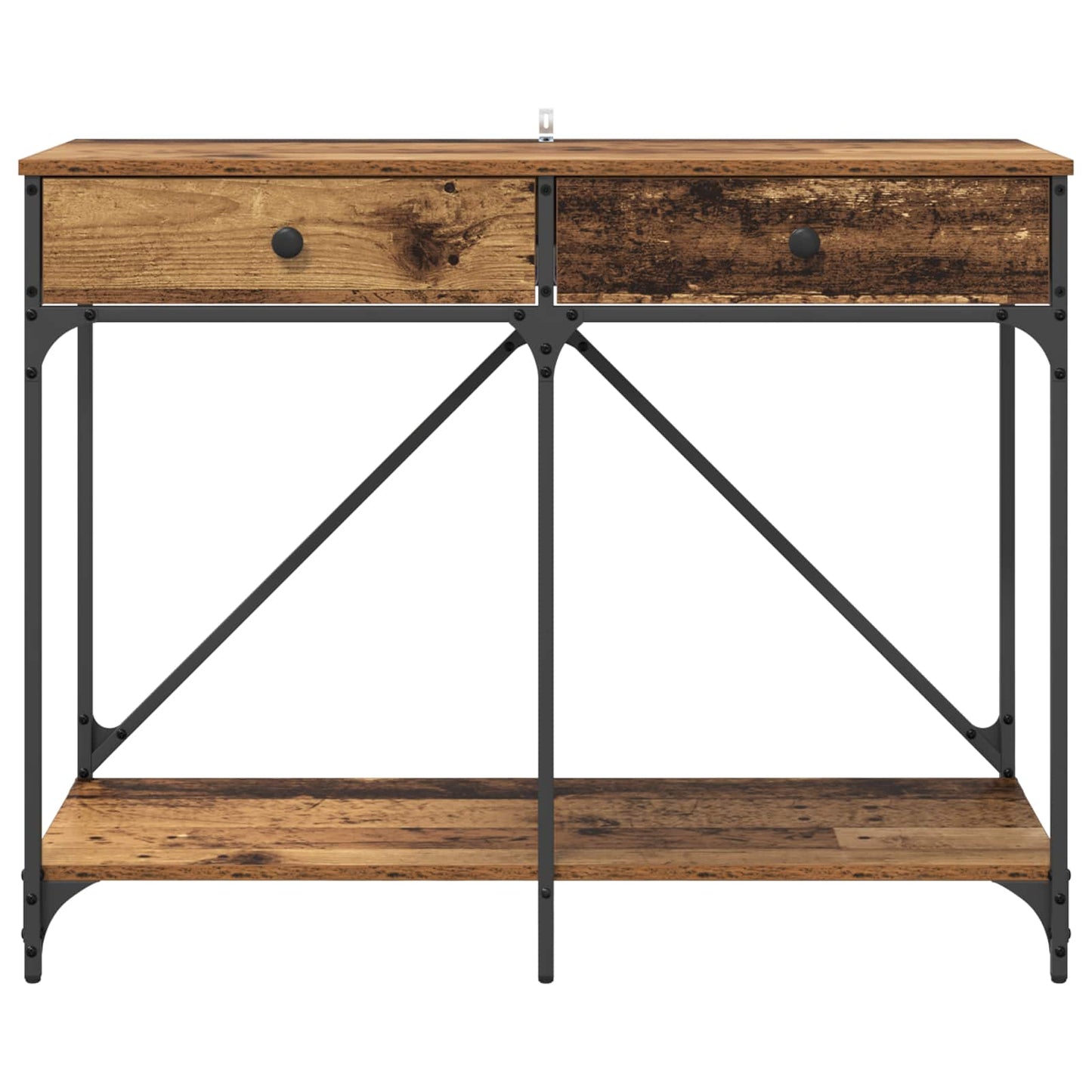 Konsolentisch Altholz 100 x 39 x 78,5 cm Holzwerkstoff