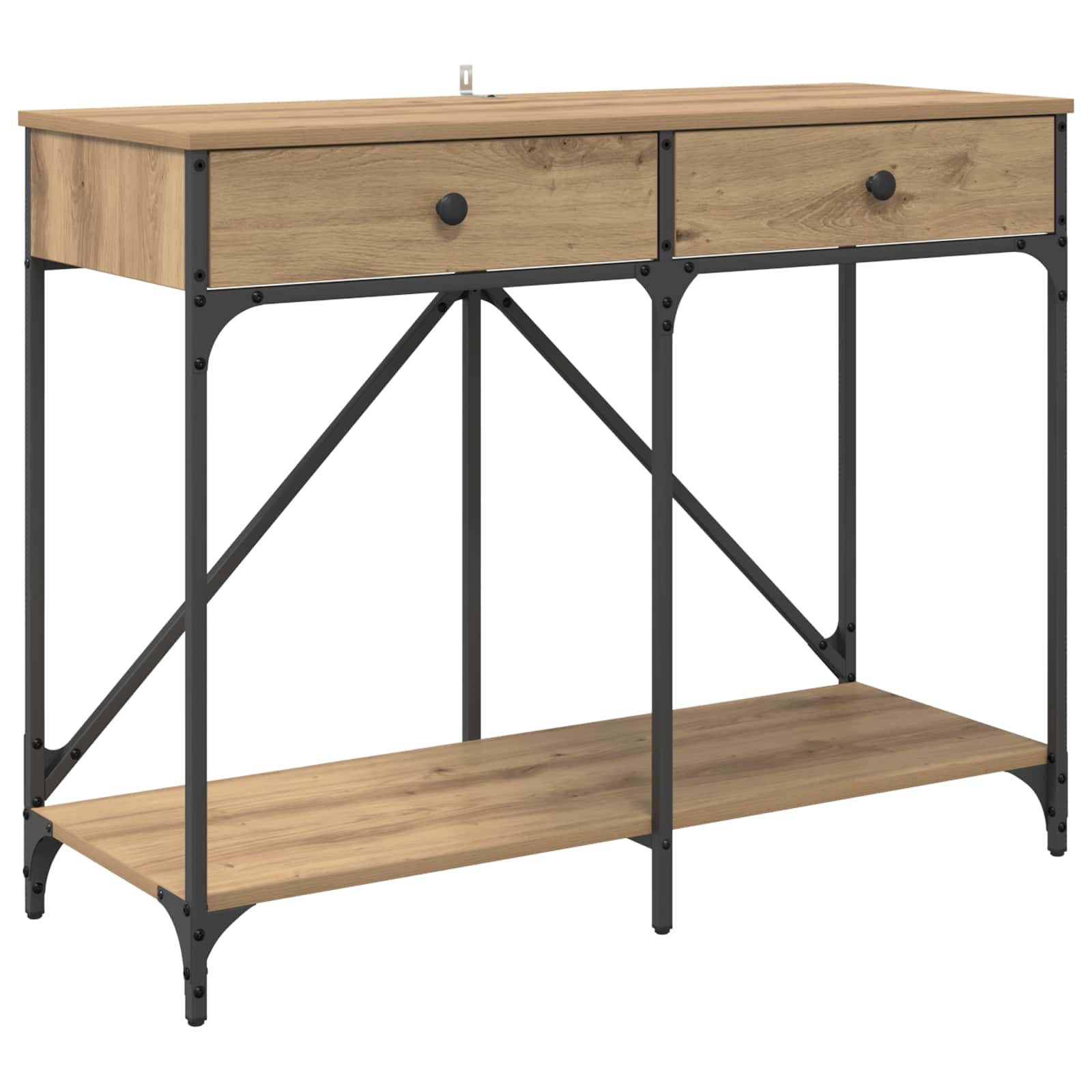 Konsolentisch Artisan-Eiche 100 x 39 x 78,5 cm Holzwerkstoff