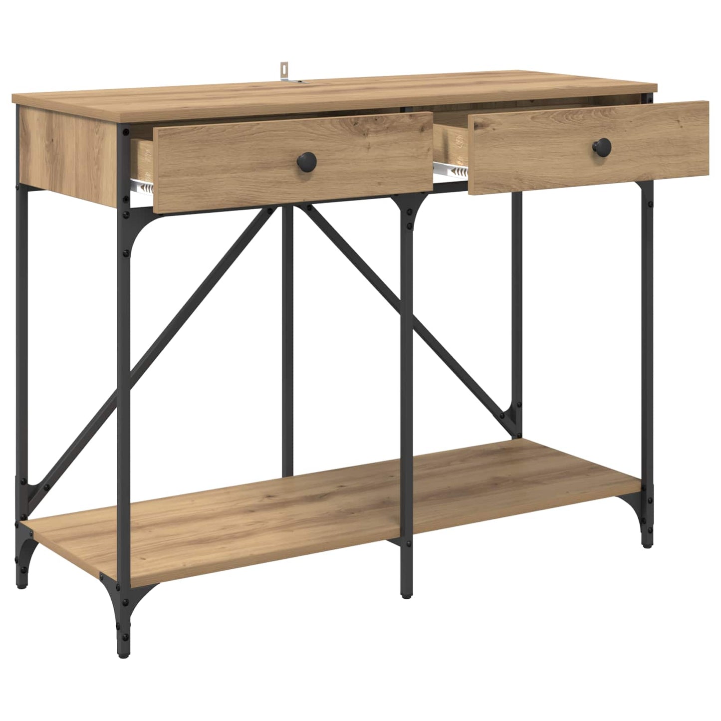 Konsolentisch Artisan-Eiche 100 x 39 x 78,5 cm Holzwerkstoff