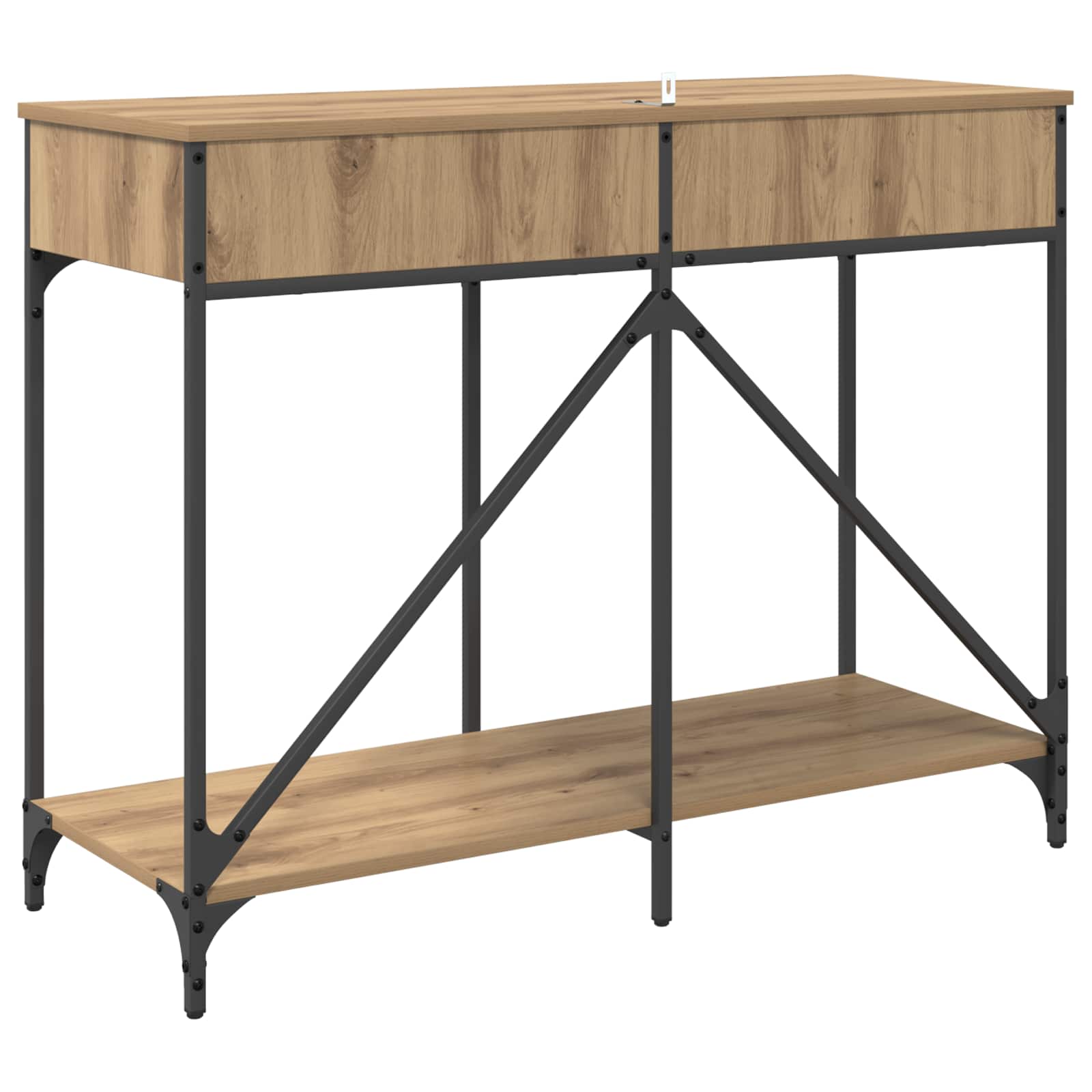 Konsolentisch Artisan-Eiche 100 x 39 x 78,5 cm Holzwerkstoff