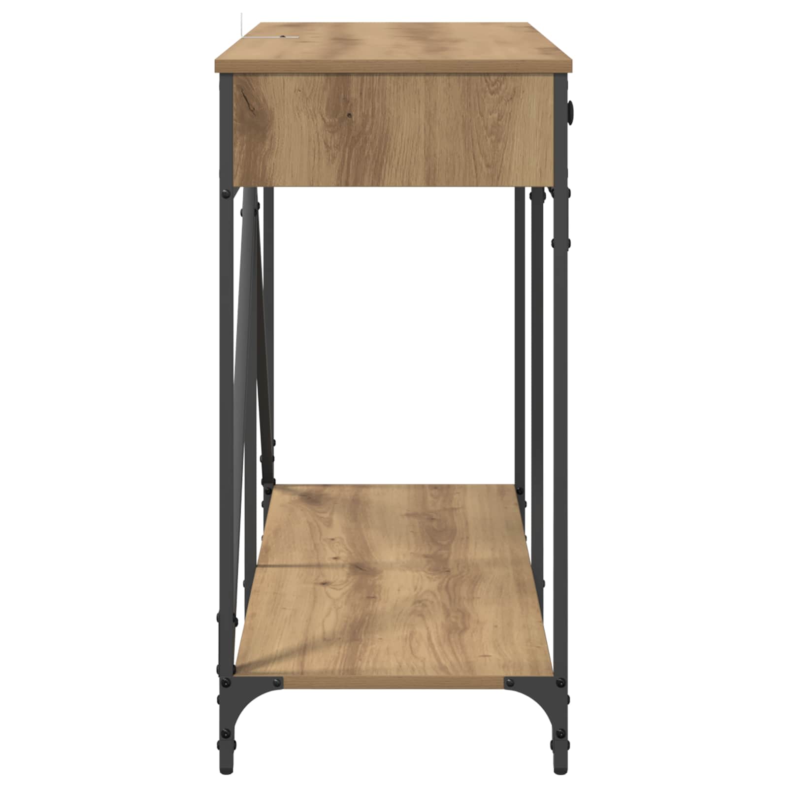 Konsolentisch Artisan-Eiche 100 x 39 x 78,5 cm Holzwerkstoff