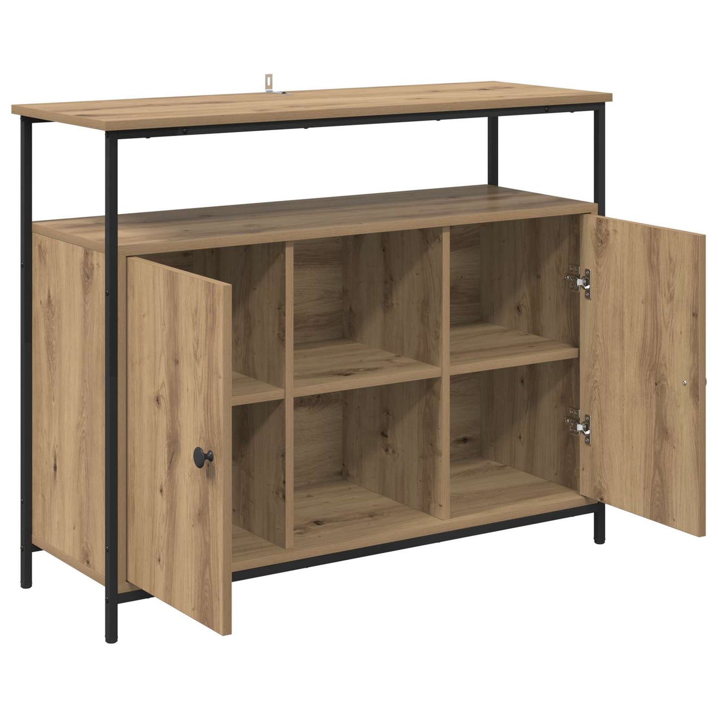 Sideboard Artisan-Eiche 100 x 35 x 80 cm Holzwerkstoff
