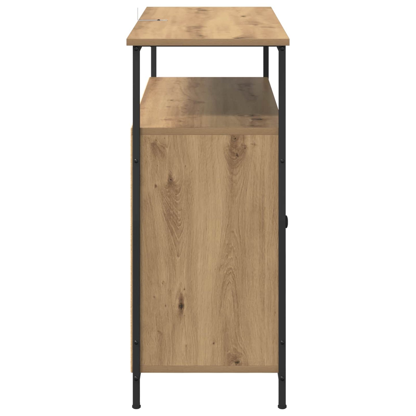 Sideboard Artisan-Eiche 100 x 35 x 80 cm Holzwerkstoff