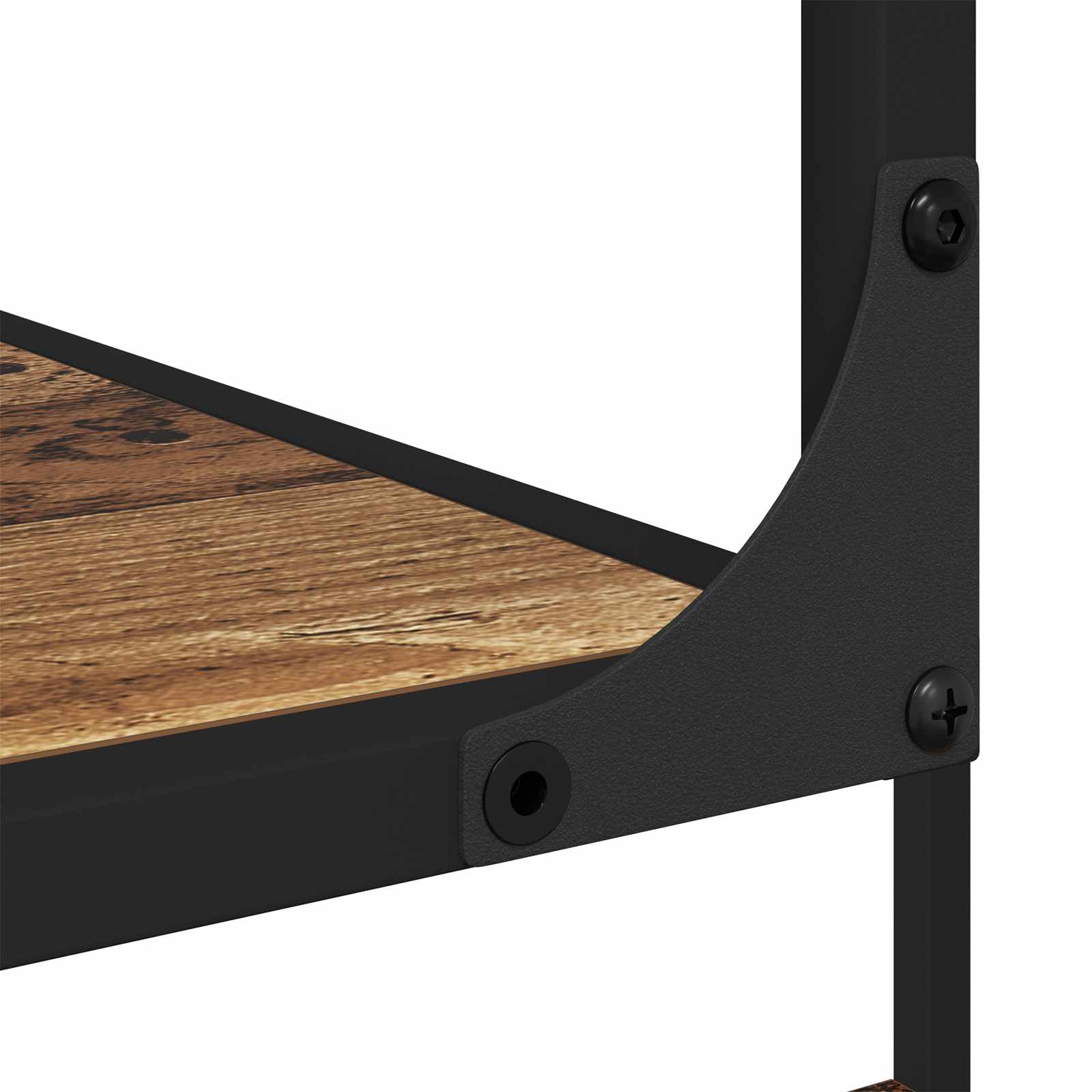 Bücherregal 6 Ebenen 81 x 36 x 176 cm Holzwerkstoff Altholz
