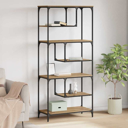 Bücherregal Artisan-Eiche 81 x 36 x 176 cm Holzwerkstoff