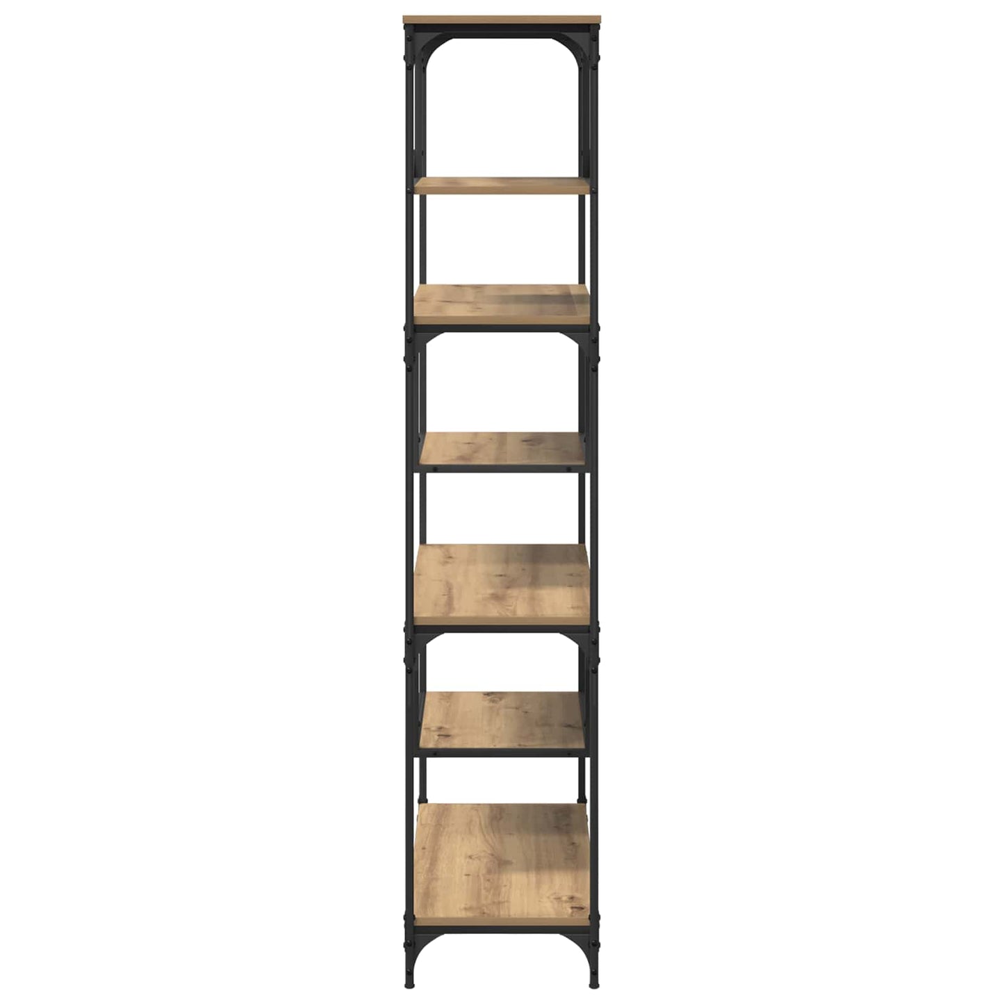 Bücherregal 6 Ebenen 81 x 36 x 176 cm Holzwerkstoff