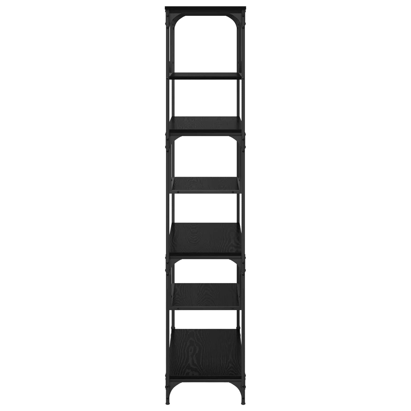 Bücherregal 6 Ebenen 81 x 36 x 176 cm Holzwerkstoff