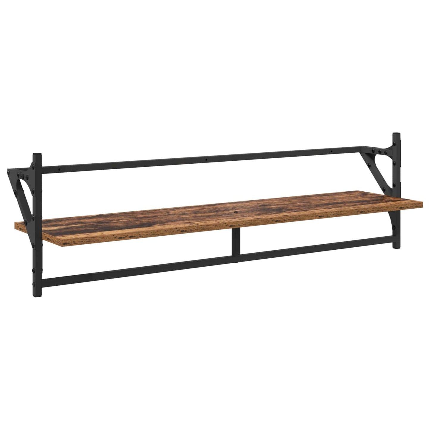 Wandregal-Set 6 stk. Altholz 100 x 25 x 30 cm Holzwerkstoff