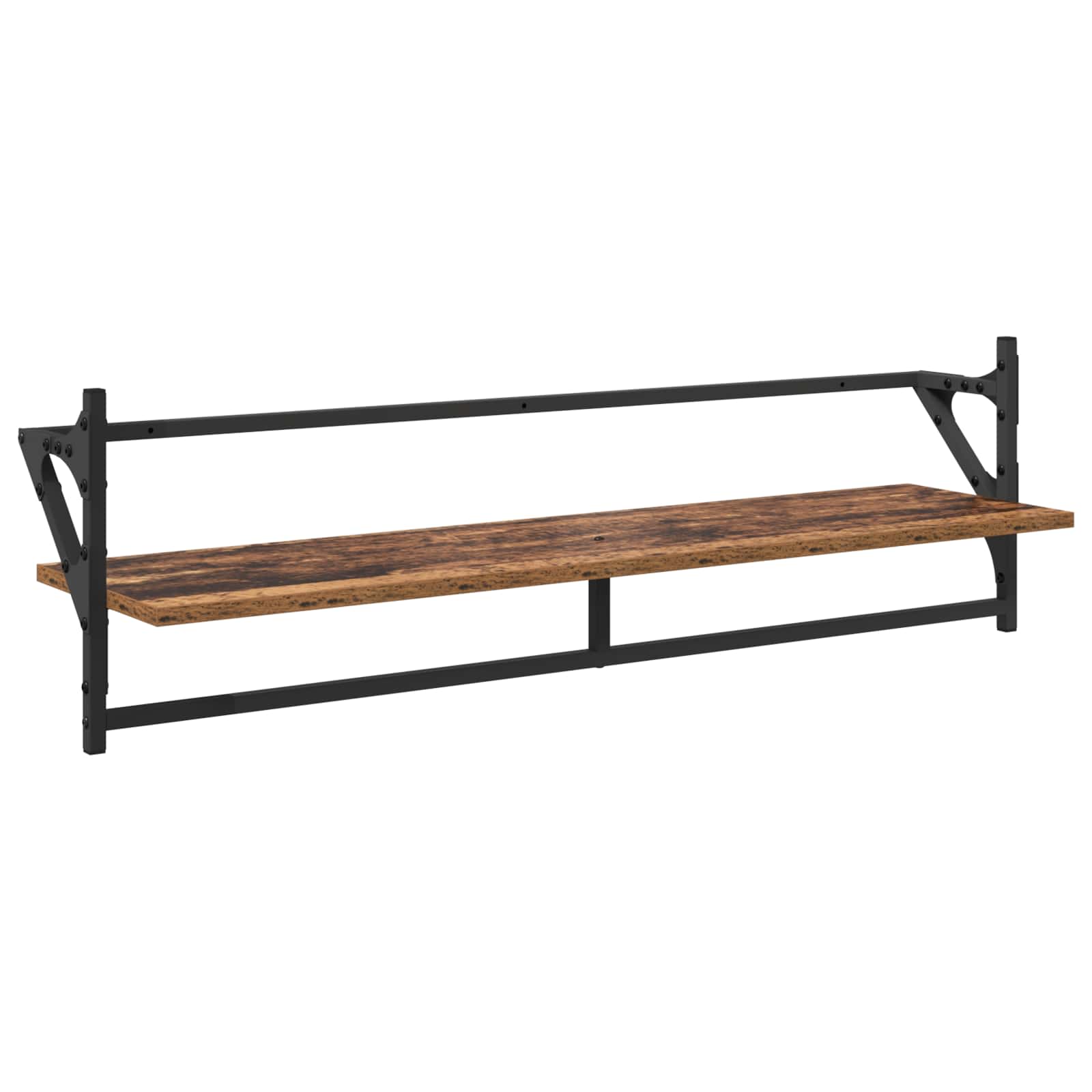 Wandregal-Set 6 stk. Altholz 100 x 25 x 30 cm Holzwerkstoff