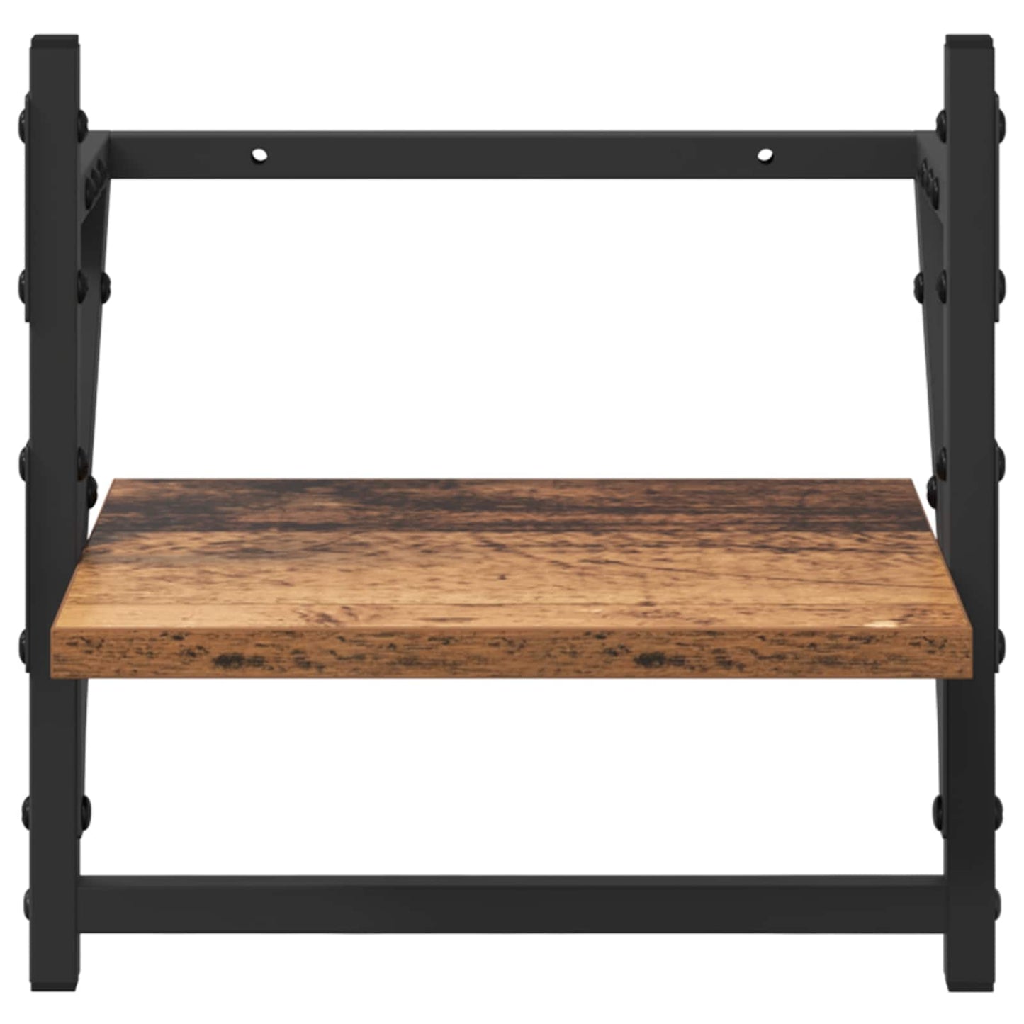 Wandregal-Set 6 stk. Altholz 100 x 25 x 30 cm Holzwerkstoff