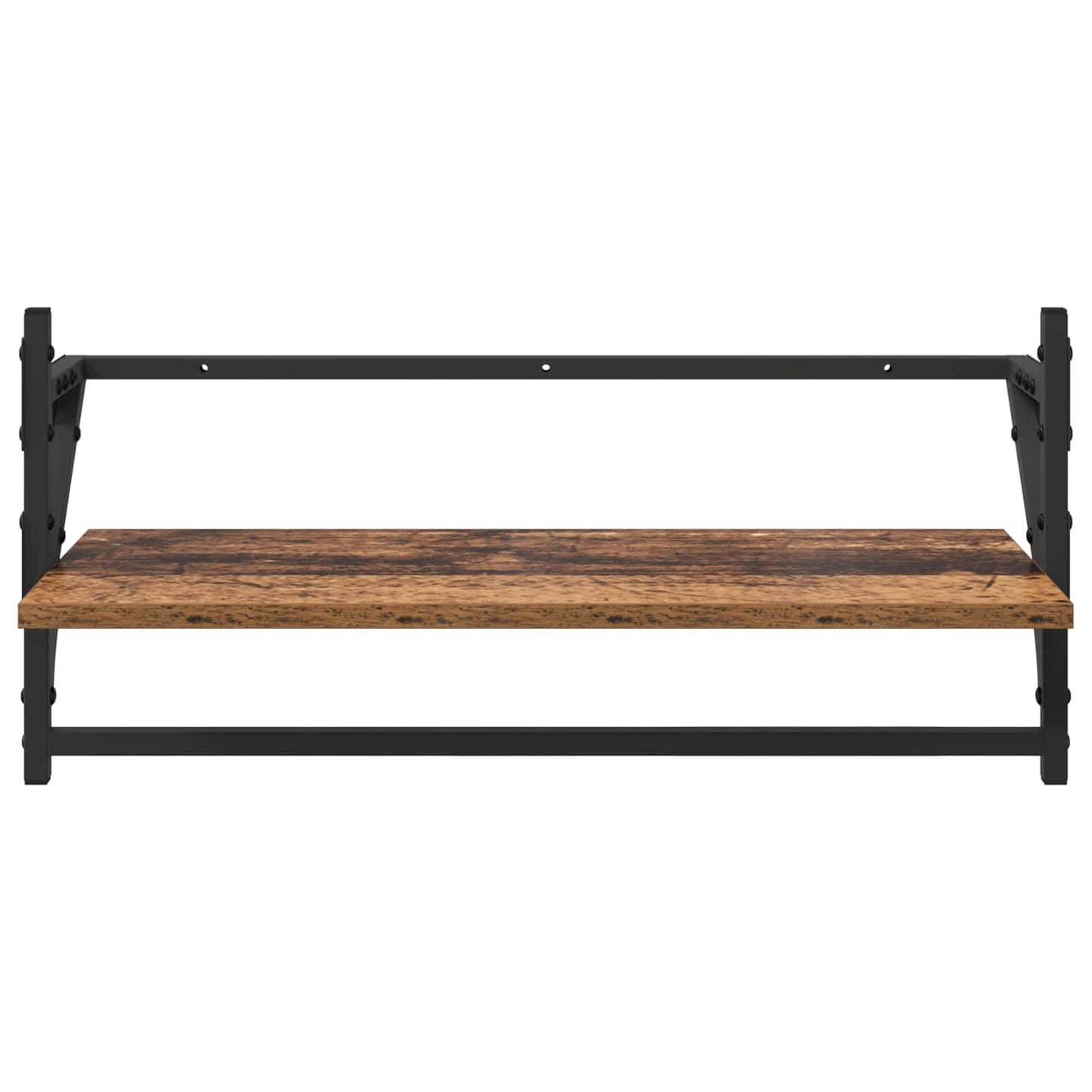 Wandregal-Set 6 stk. Altholz 100 x 25 x 30 cm Holzwerkstoff