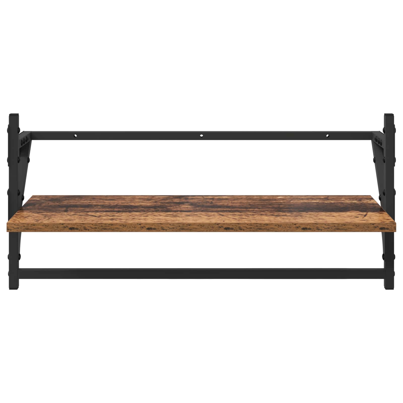 Wandregal-Set 6 stk. Altholz 100 x 25 x 30 cm Holzwerkstoff