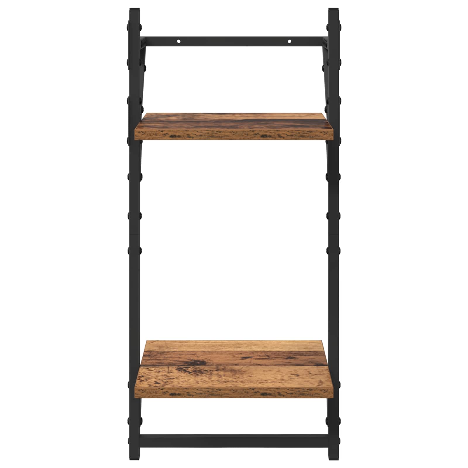 Wandregal-Set 6 stk. Altholz 100 x 25 x 30 cm Holzwerkstoff