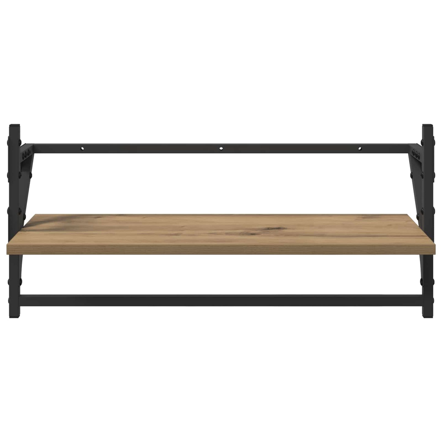 Wandregal-Set 6 stk. Artisan-Eiche 100 x 25 x 30 cm