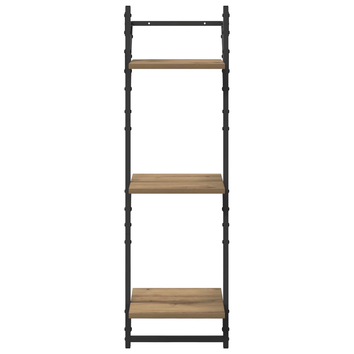 Wandregal-Set 6 stk. Artisan-Eiche 100 x 25 x 30 cm