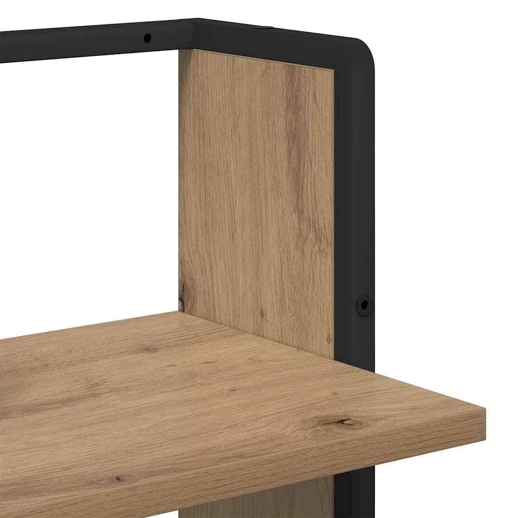 Wandregal Wandhalterung Artisan-Eiche 30 x 25 x 100 cm