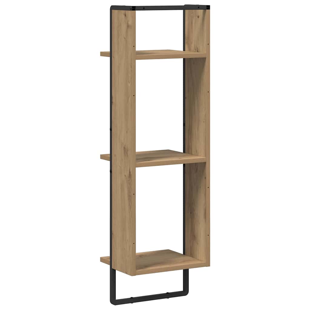 Wandregal Wandhalterung Artisan-Eiche 30 x 25 x 100 cm