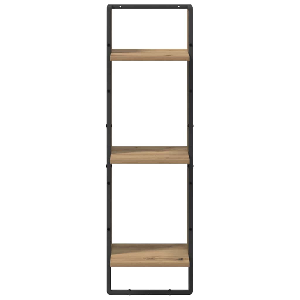 Wandregal Wandhalterung Artisan-Eiche 30 x 25 x 100 cm