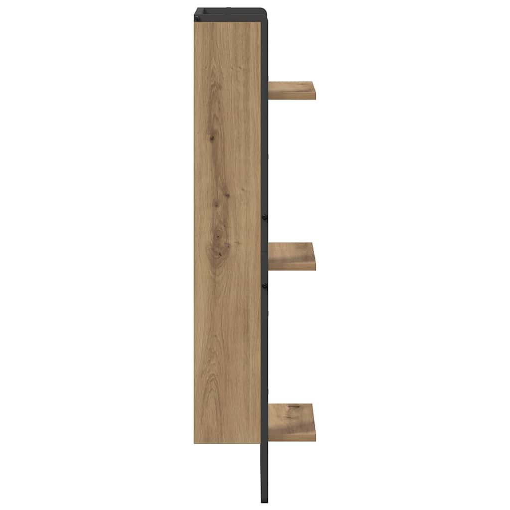 Wandregal Wandhalterung Artisan-Eiche 30 x 25 x 100 cm