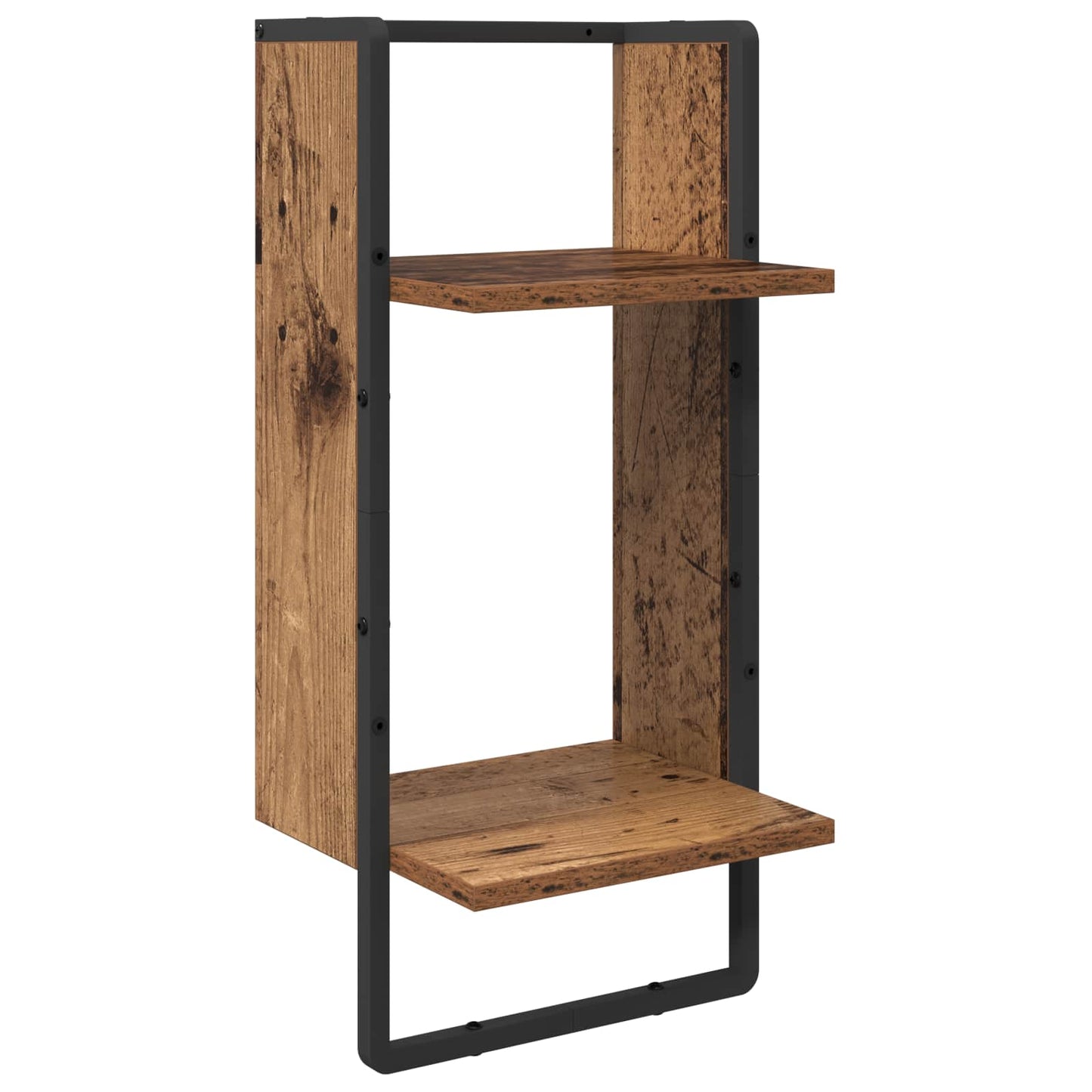 Wandregal-Set 4 stk. Altholz 65 x 25 x 30 cm Holzwerkstoff