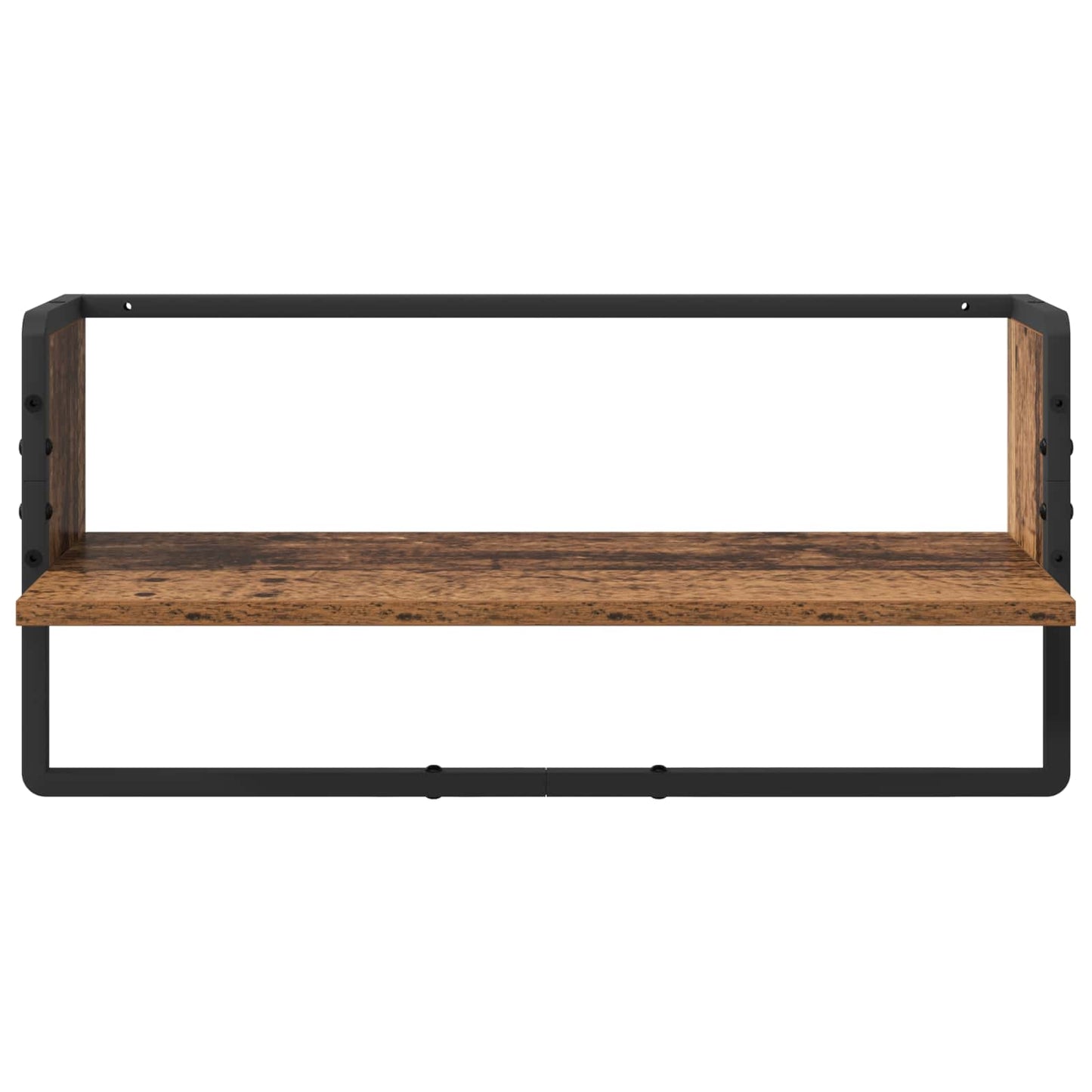 Wandregal-Set 4 stk. Altholz 65 x 25 x 30 cm Holzwerkstoff