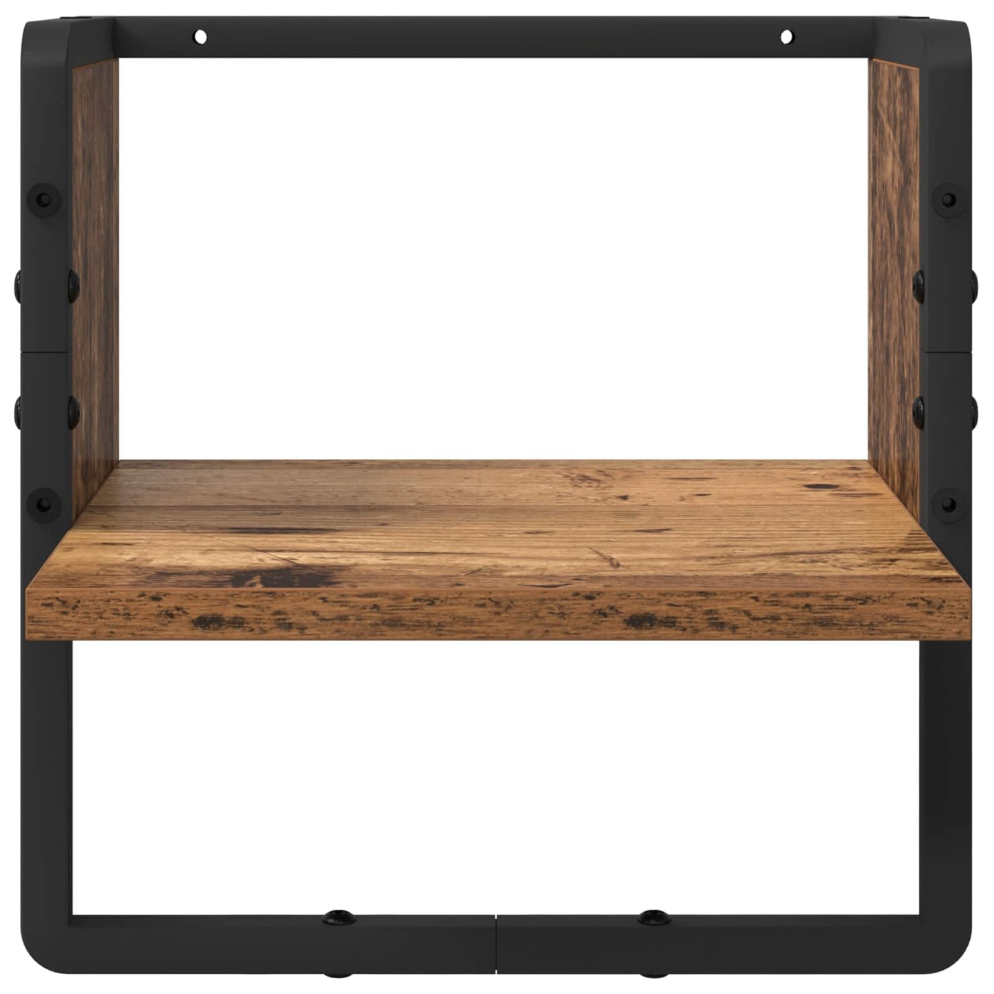 Wandregal-Set 4 stk. Altholz 65 x 25 x 30 cm Holzwerkstoff
