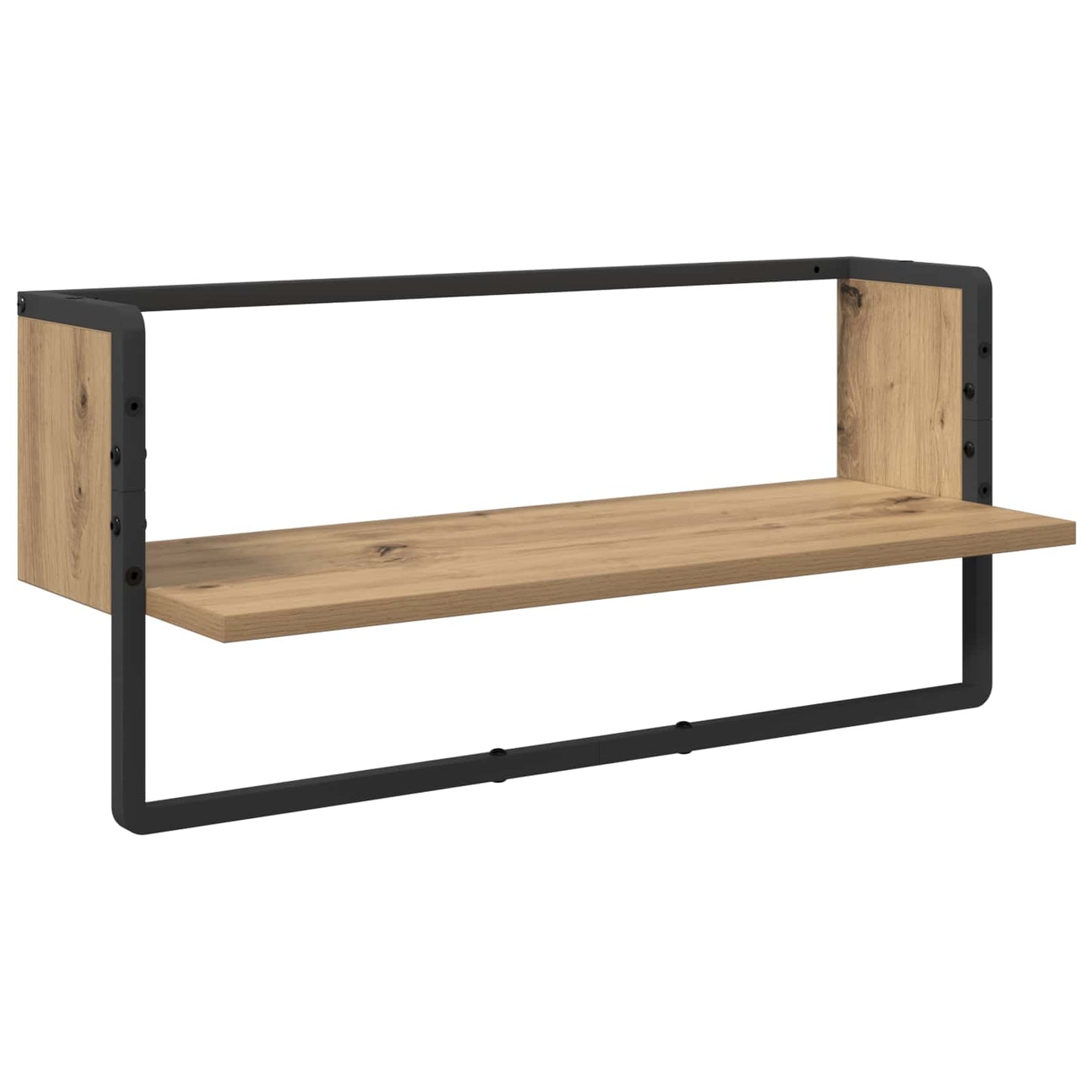 Wandregal-Set 6 stk. Artisan-Eiche 100 x 25 x 30 cm