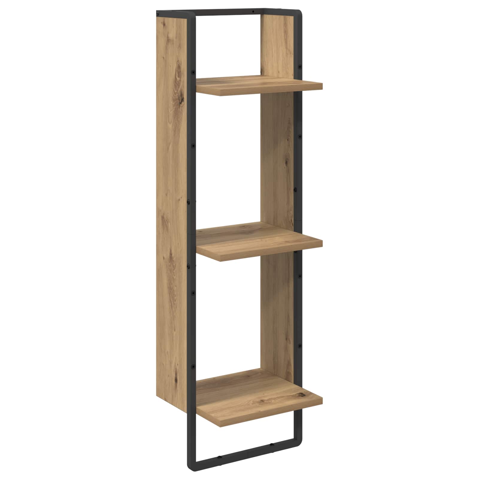 Wandregal-Set 6 stk. Artisan-Eiche 100 x 25 x 30 cm