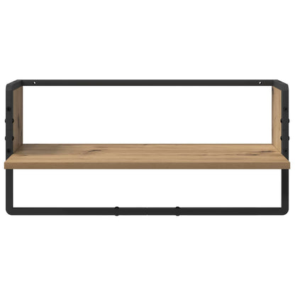 Wandregal-Set 6 stk. Artisan-Eiche 100 x 25 x 30 cm