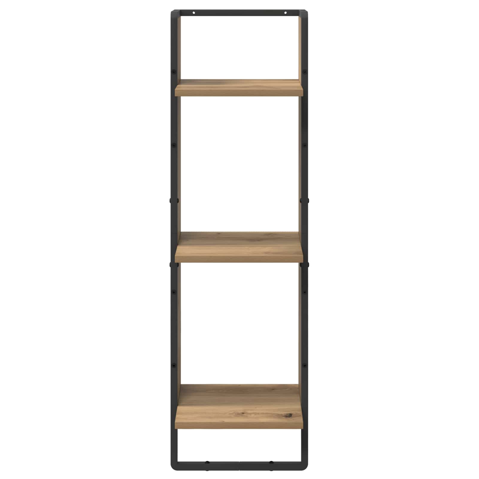 Wandregal-Set 6 stk. Artisan-Eiche 100 x 25 x 30 cm