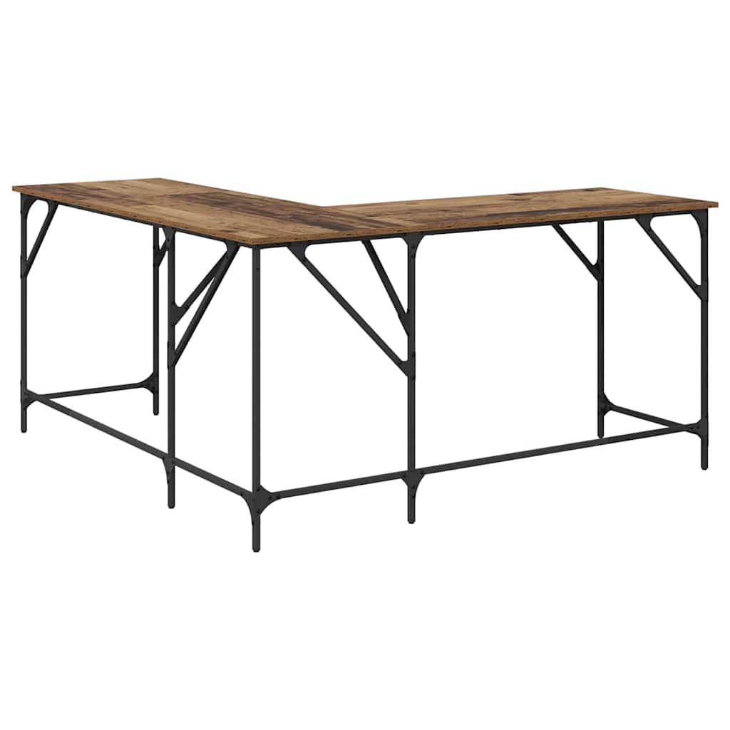 Schreibtisch Altholz Holzwerkstoff 149 x 149 x 75 cm