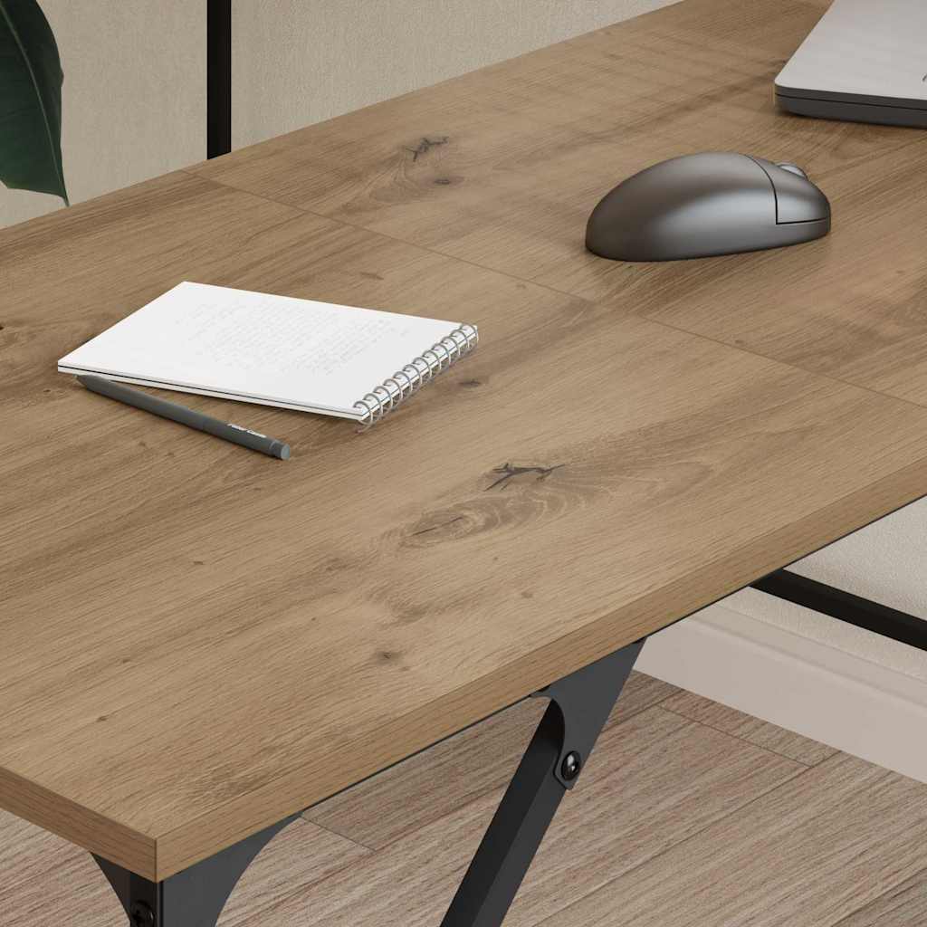 Schreibtisch Artisan-Eiche Holzwerkstoff 149 x 149 x 75 cm