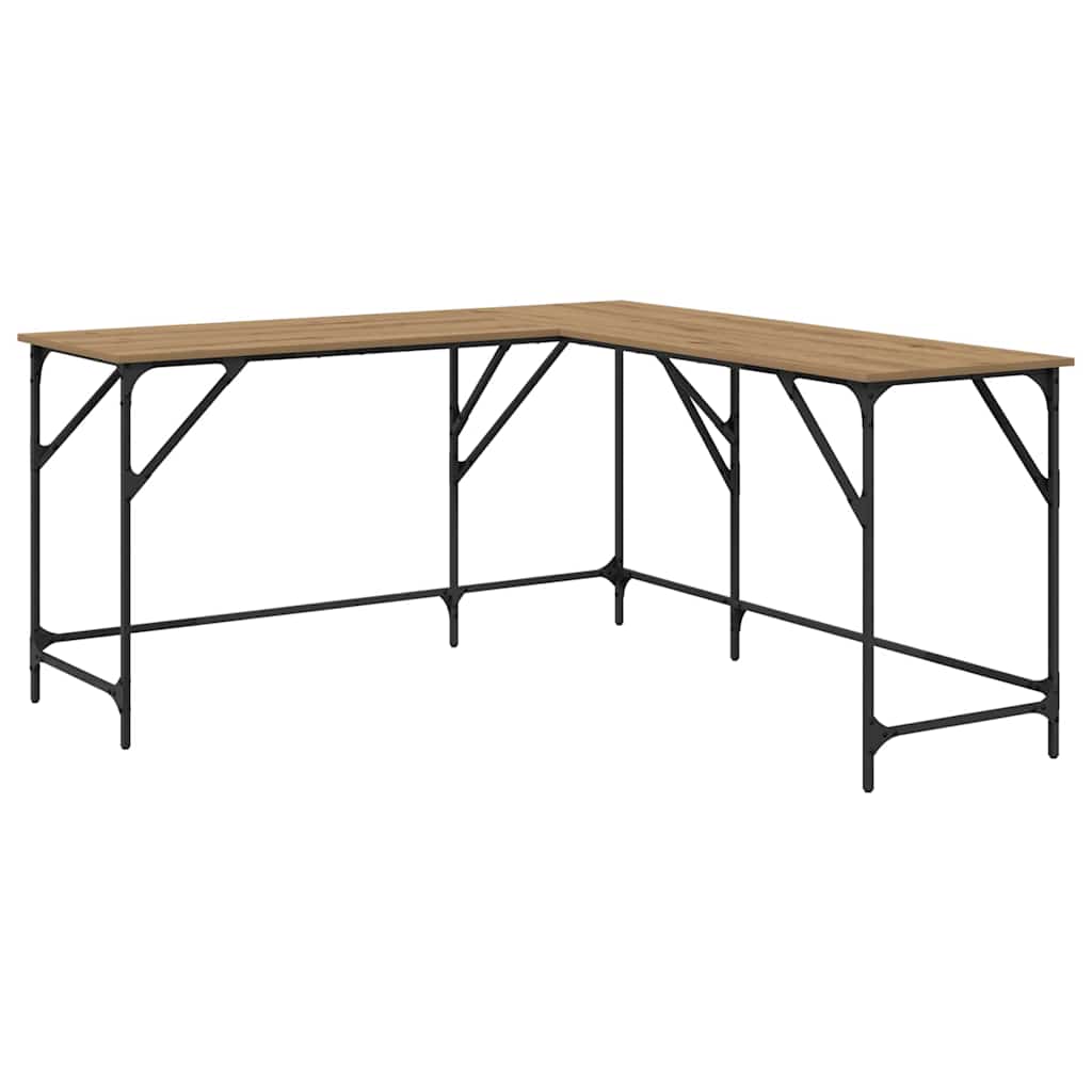 Schreibtisch Artisan-Eiche Holzwerkstoff 149 x 149 x 75 cm