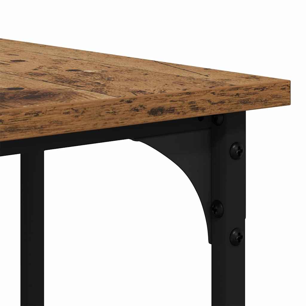 Schreibtisch Altholz 139 x 139 x 75 cm Holzwerkstoff