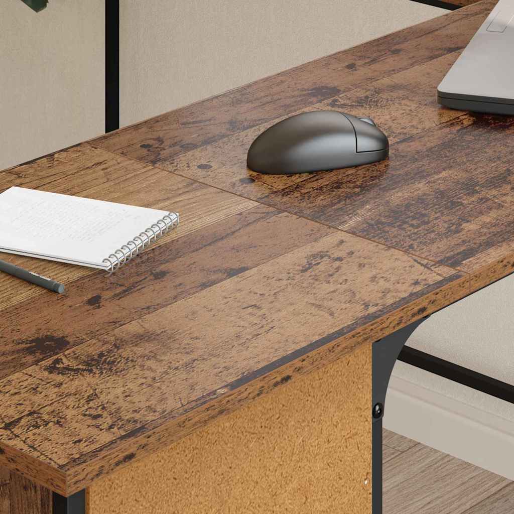 Schreibtisch Altholz Holzwerkstoff 141 x 141 x 75 cm