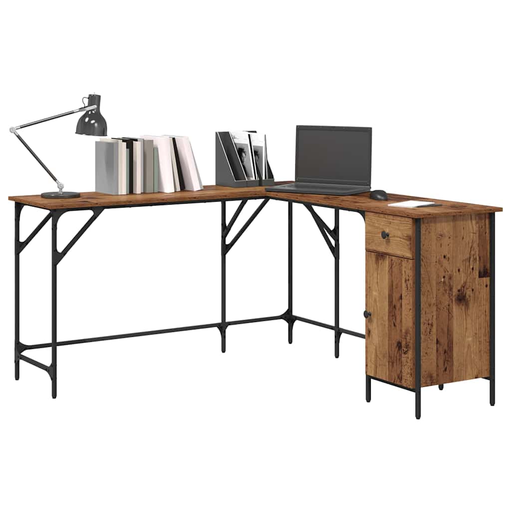 Schreibtisch Altholz Holzwerkstoff 141 x 141 x 75 cm