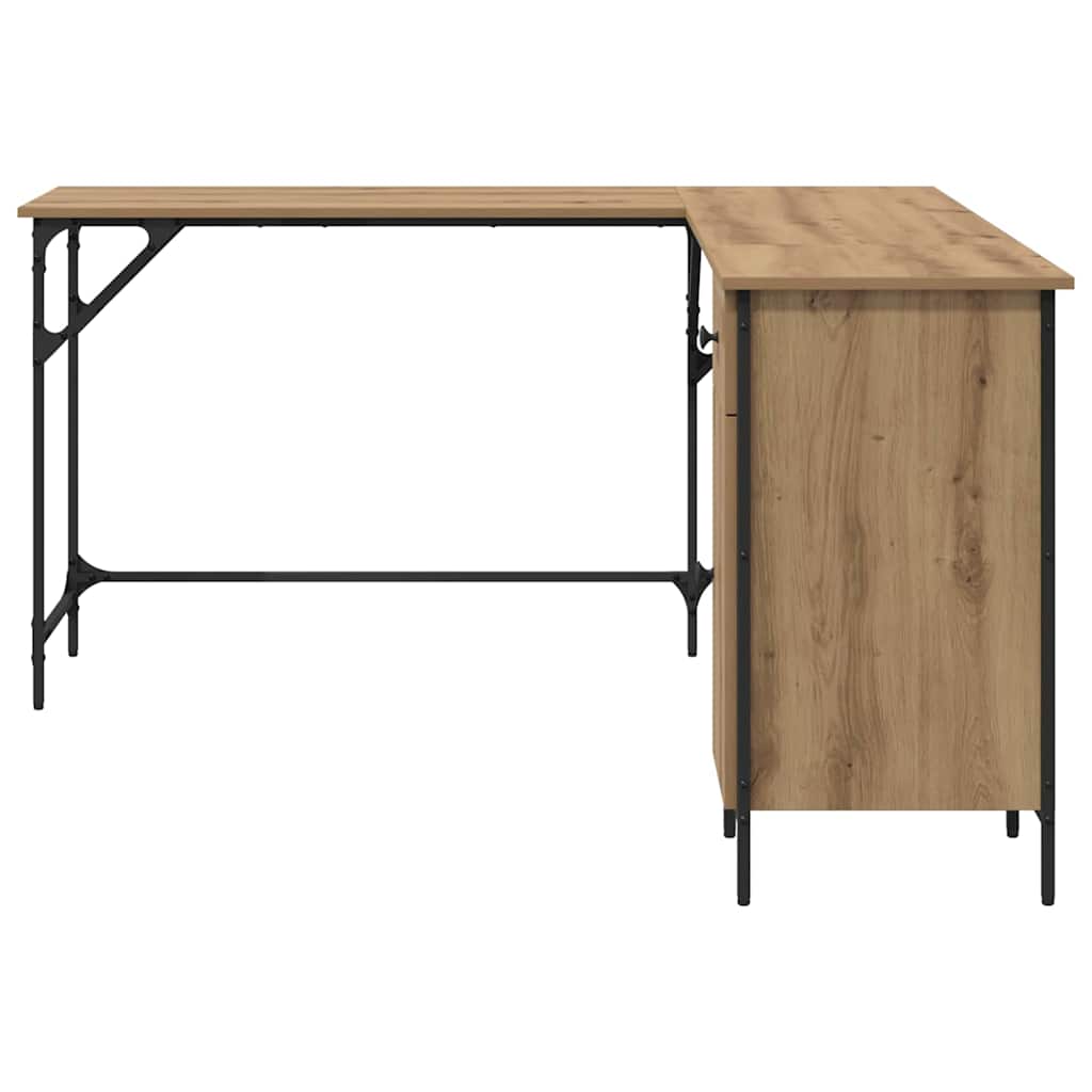 Schreibtisch Artisan-Eiche Holzwerkstoff 141 x 141 x 75 cm