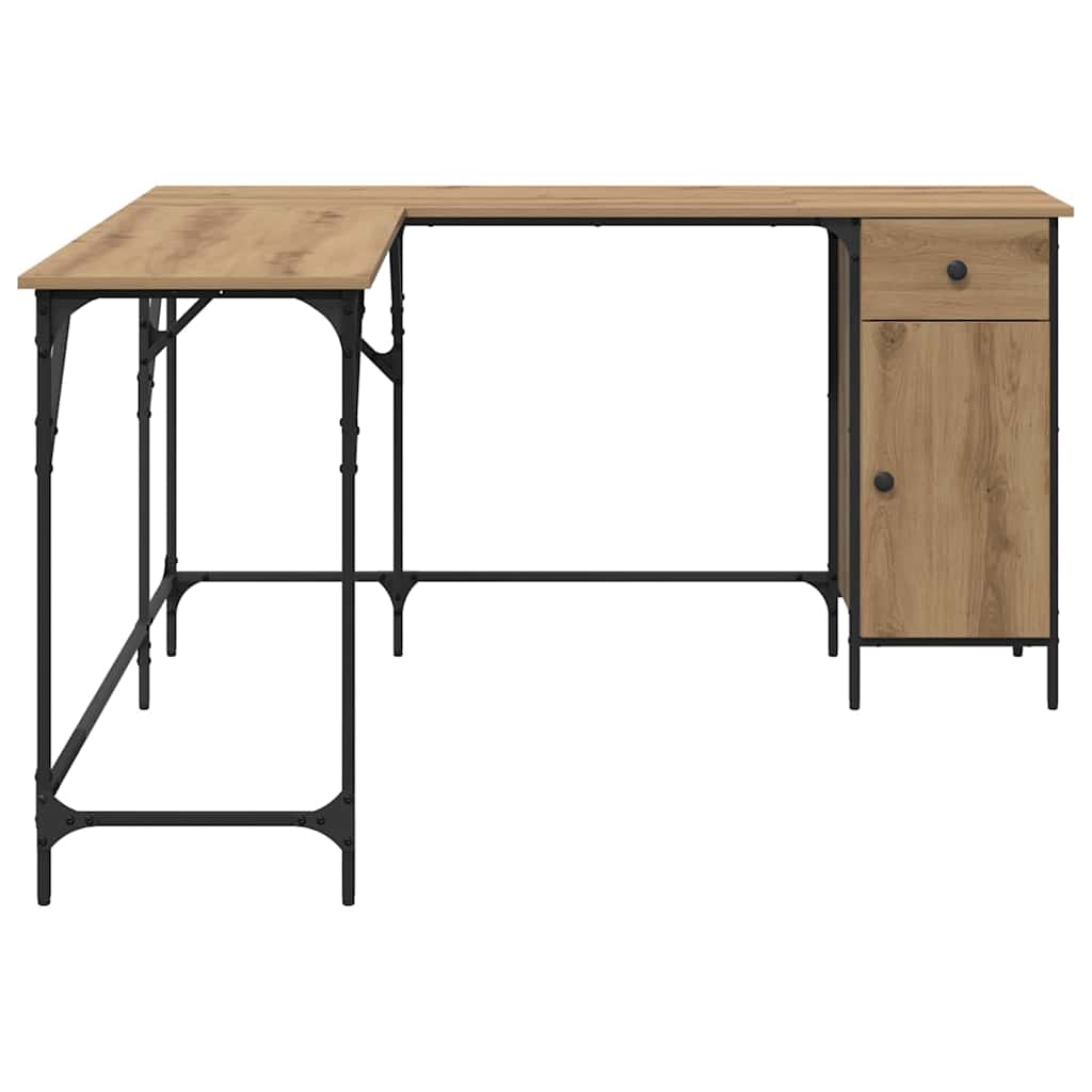 Schreibtisch Artisan-Eiche Holzwerkstoff 141 x 141 x 75 cm