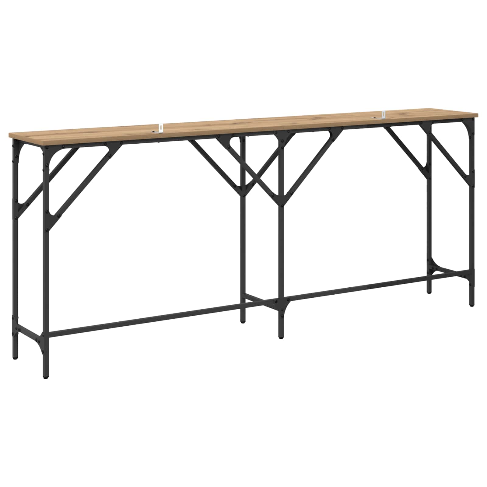 Konsolentisch Artisan-Eiche 180 x 30 x 75 cm Holzwerkstoff